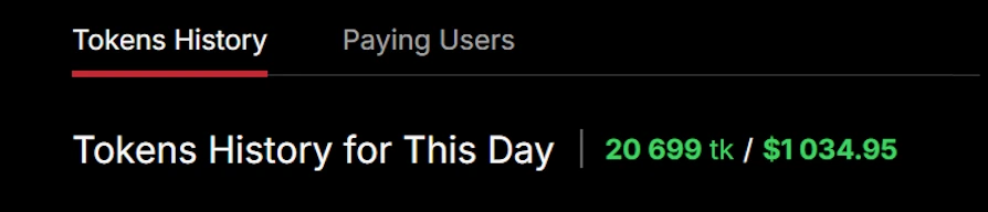 скриншот заработка StripChat